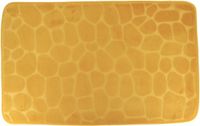 Tendance Badmat mat Pebble - microfiber - Memory Foam - okergeel - 50 x 80 cm - antislip - badkamer