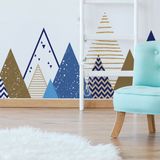 Ambiance Sticker Rimka Scandinavische Bergen Kinderstickers 100 x 170 cm