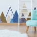 Ambiance Sticker Rimka Scandinavische Bergen Kinderstickers 100 x 170 cm