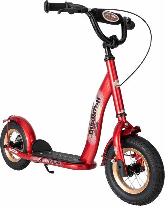 Bikestar Classic Autoped - 10 inch - Rood