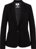 WE Fashion Blazer ajusté en jersey stretch pour femme noir XXL