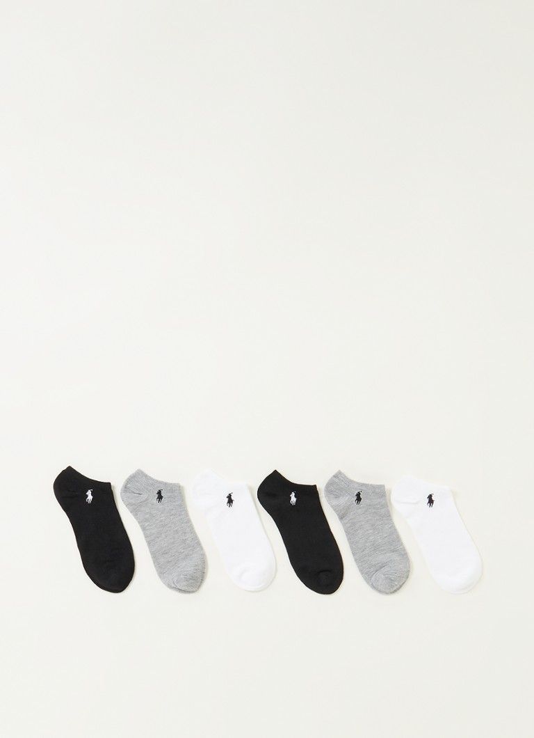 Ralph Lauren Sneakersokken - 6-Pack - Met Logo