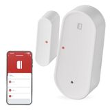 EMOS GoSmart ZigBee Deursensor met app, draadloze magnetische Zigbee-raamsensor, IP-2111Z, voor domotica of alarm, IP20 voor binnen, incl. plakband, wit