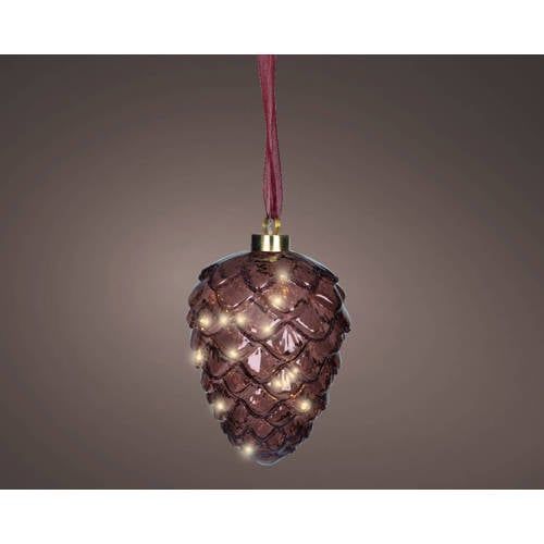Unbranded Lumineo micro LED dennenappel papier - binnen - warm wit