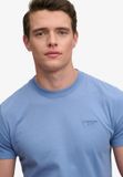 Superdry Essential Gestapeld Logo Geborduurde T-shirt Heren XXXL Colony Blue/Middenblauw