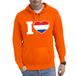 Bellatio Decorations Oranje I love Holland hoodie / hooded sweater heren - Oranje fan/ supporter kleding XL
