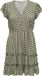 ONLY ONLCLAUDETTE LIFE SS MINI DRESS WVN NOOS - Dames - Mini jurk - L - Kalamata