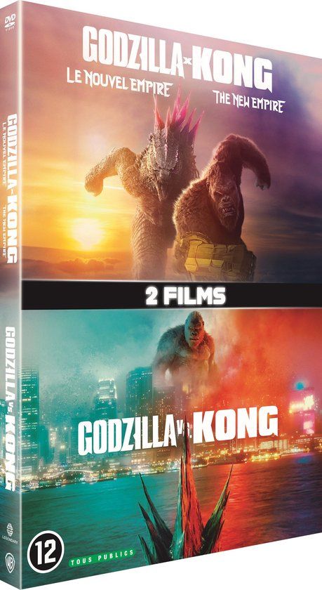 Godzilla x Kong - The New Empire & Godzilla vs. Kong (DVD) - 2-Disc Set - Region 2