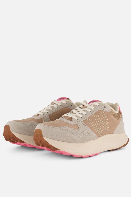 Woden Mathilde Runners Sneakers Roze Suede Dames Maat 41
