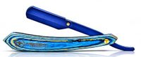 Roman Empire Shaving Poseidon Open Scheermes met Houten Handvat – Professioneel Straight Razor voor de Barbier