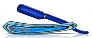 Roman Empire Shaving Poseidon Open Scheermes met Houten Handvat – Professioneel Straight Razor voor de Barbier