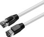 Microconnect MC-SFTP8005W netwerkkabel Wit 0,5 m Cat8.1 S/FTP