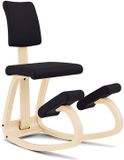 Ergo2Work Varier Variable Plus balansstoel Zwart/Naturel Tonal
