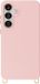 Selencia Hoesje - Geschikt voor Samsung Galaxy S25 FE - Rivièra Backcover met Magnetische Ring met afneembare haakjes - Sorbet Pink