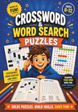 CROSSWORD & WORD SEARCH PUZZLES: FOR AGES 8-12