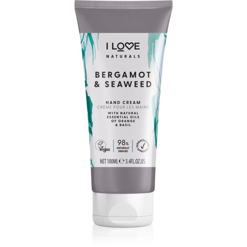 I LOVE NATURALS Bergamot & Seaweed Hand Cream 100ml