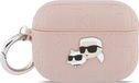 CG Mobile Karl Lagerfeld Monogram Karl & Choupette Housse de protection pour AirPods Pro 3 (rose)