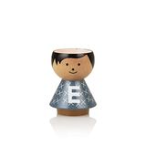 Lucie Kaas Bordfolk eierdopje, beukenhout, meerkleurig, hoogte: 6 cm