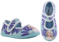 Leomil Frozen - Pantoffels kinderen voor meisjes - Elsa Sloffen kind met klittenbandsluiting - Schoenen van 2 tot 8 jaar - Maat 29 - Groen
