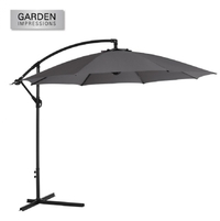 Garden Impressions Athene Parasol Ø300 cm - Royal Grey/Dark Grey