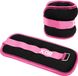 Unyqoos® Cheville Néoprène Manchette de Poids Ensemble de 2 Poids de Poignet de 2.5 KG Noir/Rose