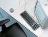 RS Office Products GmbH Sous-main de bureau - Transparent - Antidérapant - PET rigide - 90 x 60 cm