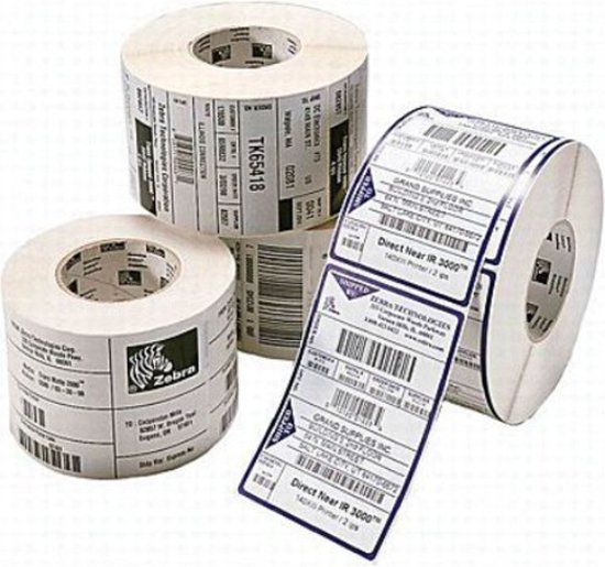 Zebra PolyPro 3000T Label - 102x51mm - 4 Rolls - Black