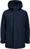 Jack & Jones Heren Parka Finn Softshell Blauw Maat M