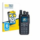 BROTECT Screenprotector 6 Pièces pour AnyTone AT-D878UV II Plus Verre protecteur transparent