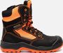 BuckBootz Schoen BVIZ1 Hoog S3 + KN - Zwart/Oranje BVIZ1OR - 44