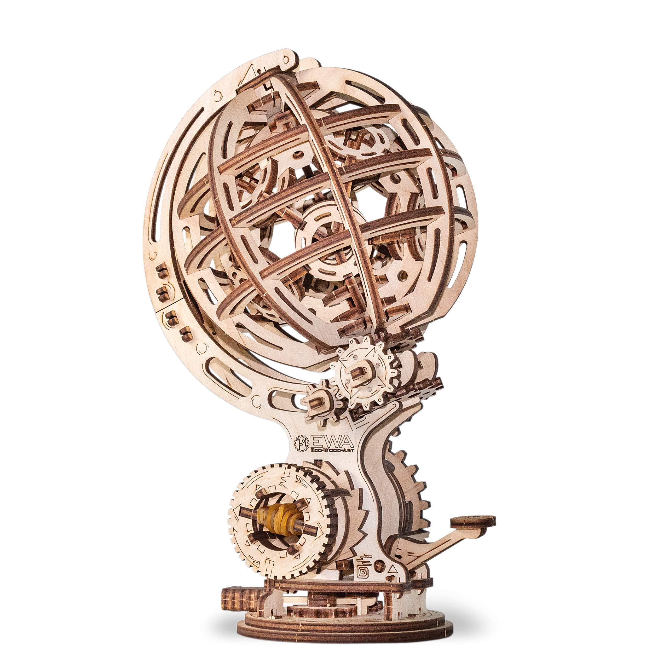 Eco-Wood-Art Kinetische Globe - Houten Modelbouw