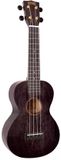 Mahalo Concert Ukelele - MH2TBK - Hano Series - Transparant Zwart - Met Draagtas