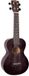 Mahalo Concert Ukelele - MH2TBK - Hano Series - Transparant Zwart - Met Draagtas