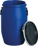 Graf cuve plastique à large goulot 60 litres bleu apte au contact alimentaire