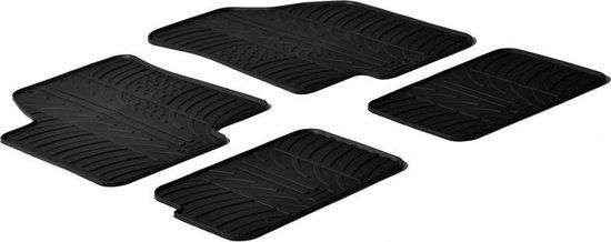 Gledring Rubbermatten Kia Soul 2009-2014 (T profiel 4-delig)