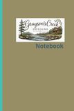 Grayson's Creek Designs Notebook: Olive with Mint Spine