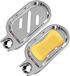 Kivora B.V. Porte-savon de douche 2 pièces – ABS, avec couvercle en silicone, pour tube 24mm, Argent