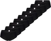 sloggi Dames midi slip 9 pack Basic+ Zwart