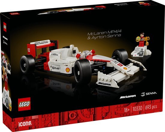 LEGO Icons McLaren MP4/4 en Ayrton Senna - 10330