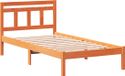vidaXL Bedframe Massief Grenenhout Bruin 90 x 190 cm