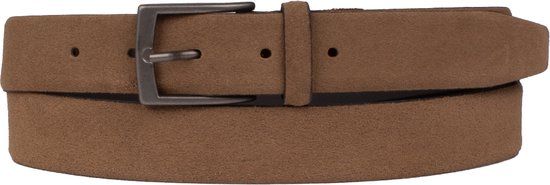 Presly & Sun Heren - Leren riem - Taupe - 95cm