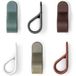 Viefe BELT bouton de meuble en métal, 22 x 63 mm, rouge volcan
