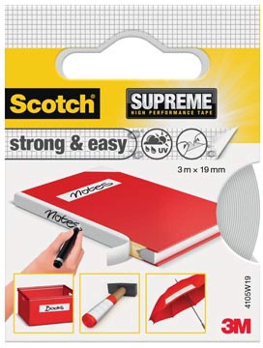 Scotch REPARATIETAPE 19 X 3 WIT