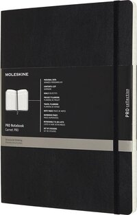 Moleskine Professional Notitieboek- Xl Soft Black