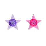 Legami - Set van 2 fietsspaaklampen – Ride & Shine, wit licht, fietsverlichting voor kinderen, jongeren en volwassenen, lichtgevende sterren voor fietsspaken, batterijen LR1130, sterren