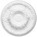 Profhome 156021 Plafond Rozet Sierelement plafond centrum neo-renaissance stijl blanc Ø 49 cm