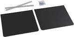 Lampa Viaautoshop.nl Paar Spatbescherming PVC Vrachtwagen Zwart - 53 x 37 cm