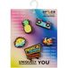 Crocs JIBBITZ TROPICAL TECHNO DJ 5 PACK