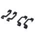 Hailo Nez de marche pour escabeaux - Lot de 4 pièces - Marches standards 8 cm