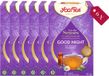 Yogi Tea For The Senses Good Night - Biologische Kruidenthee met Lavendel, Kamille en Hop voor een Rustige Nacht - Tray van 6 Stuks